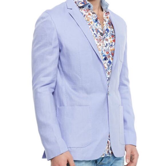 Bogosse Lexi Purple Linen Blazer NWT